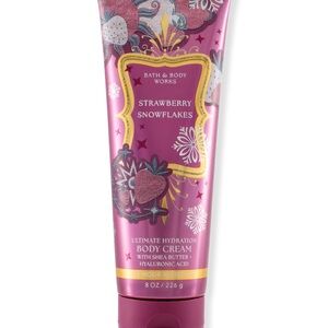 Bath & Body Works Strawberry Snowflakes Ultimate Hydration Body Cream (8 oz)